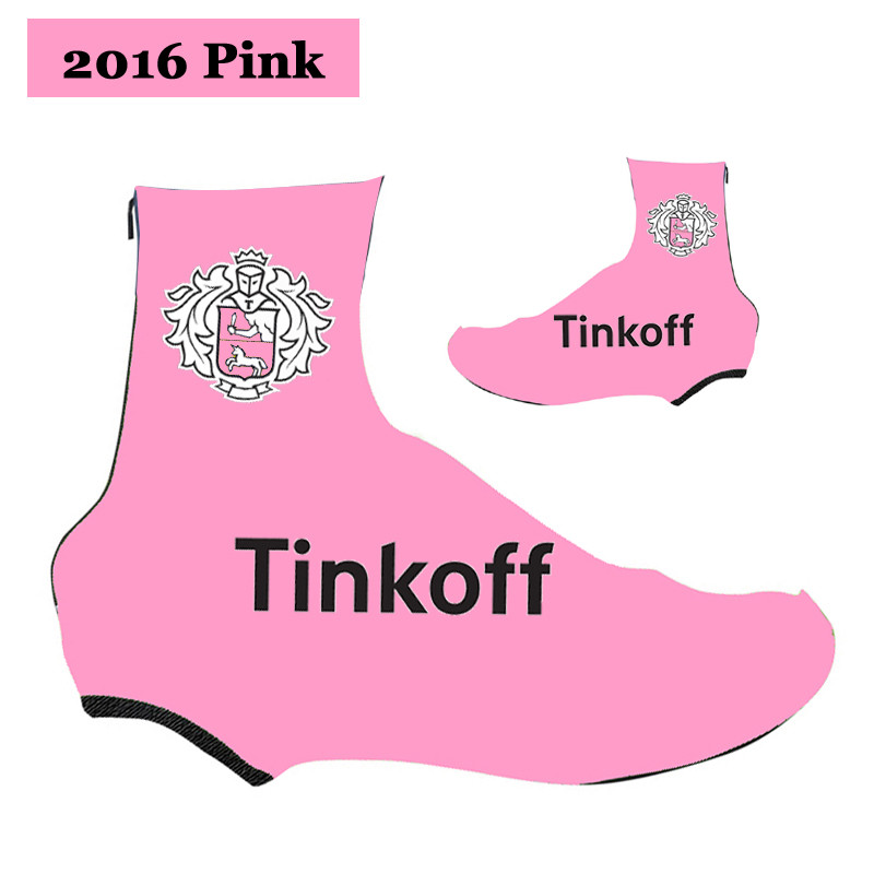 2016 Saxo Bank Tinkoff Cubre zapatillas rosa (2)